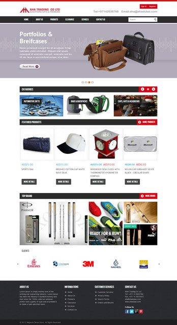 Magento Project Portfolio Homepage1 2