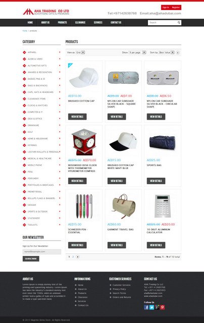 Magento Project Portfolio Product Listings