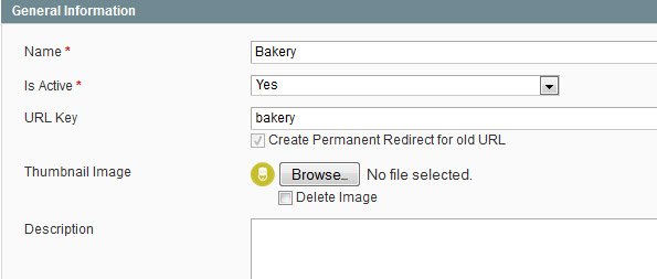 Magento Menu Thumb Backend