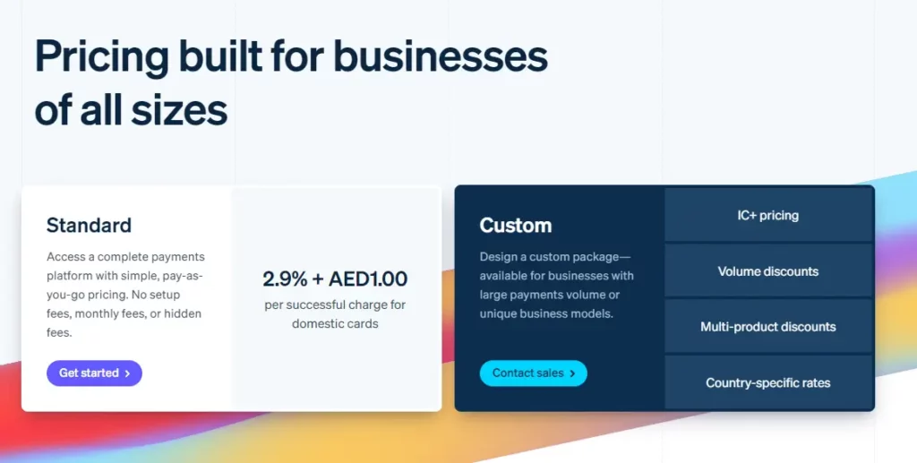 Pricing Fees Stripe Official Site Uae