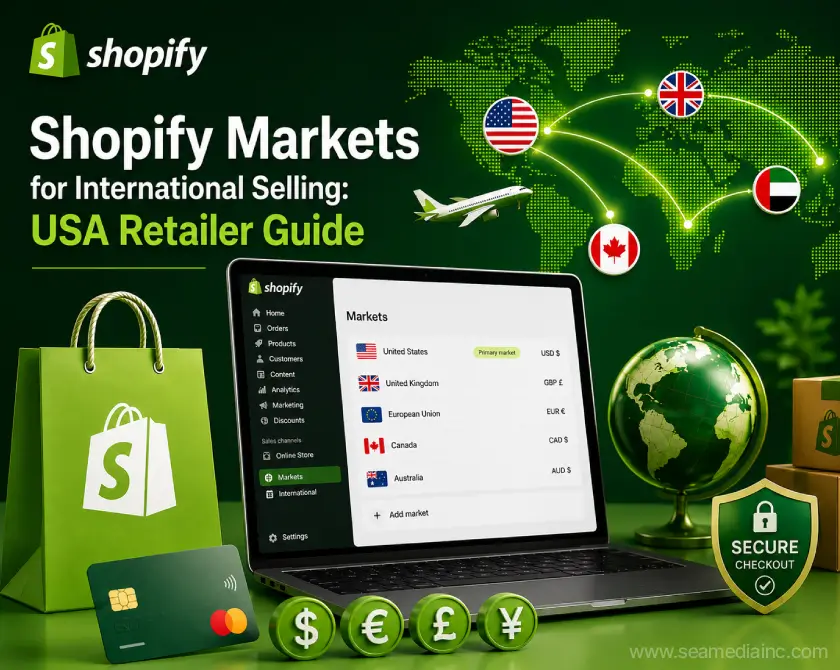 Shopify Märkte für den internationalen Verkauf: USA Einzelhändler Leitfaden